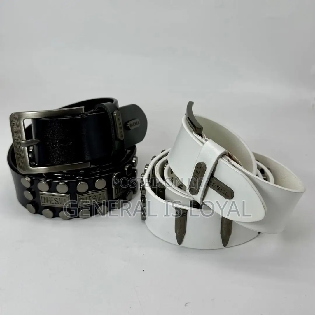 Genuine Leather Studded Mens Belts