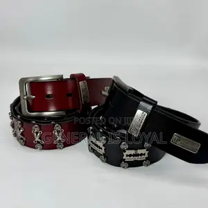 Genuine Leather Studded Mens Belts