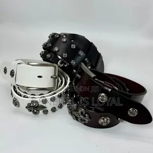 Genuine Leather Studded Mens Belts