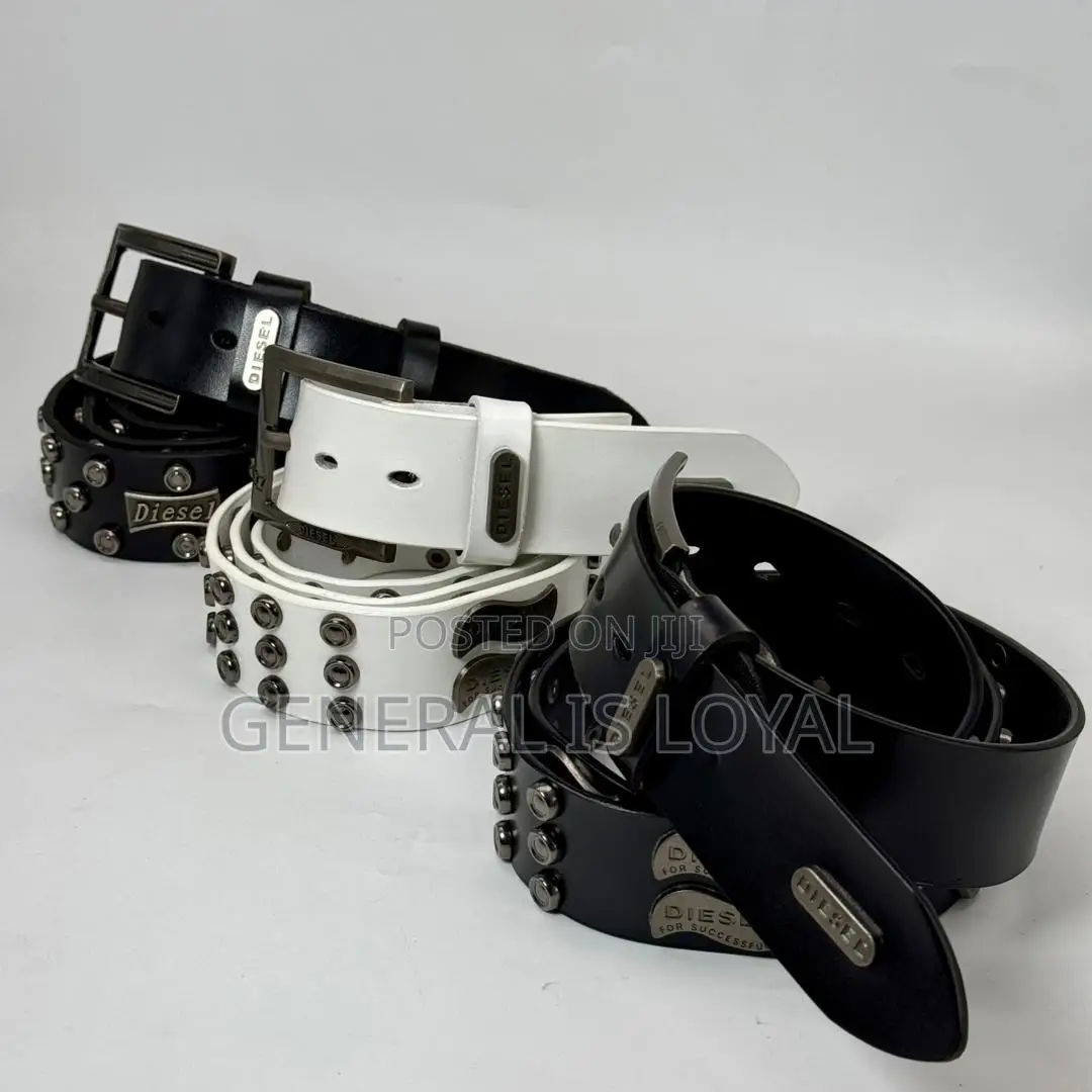 Genuine Leather Studded Mens Belts