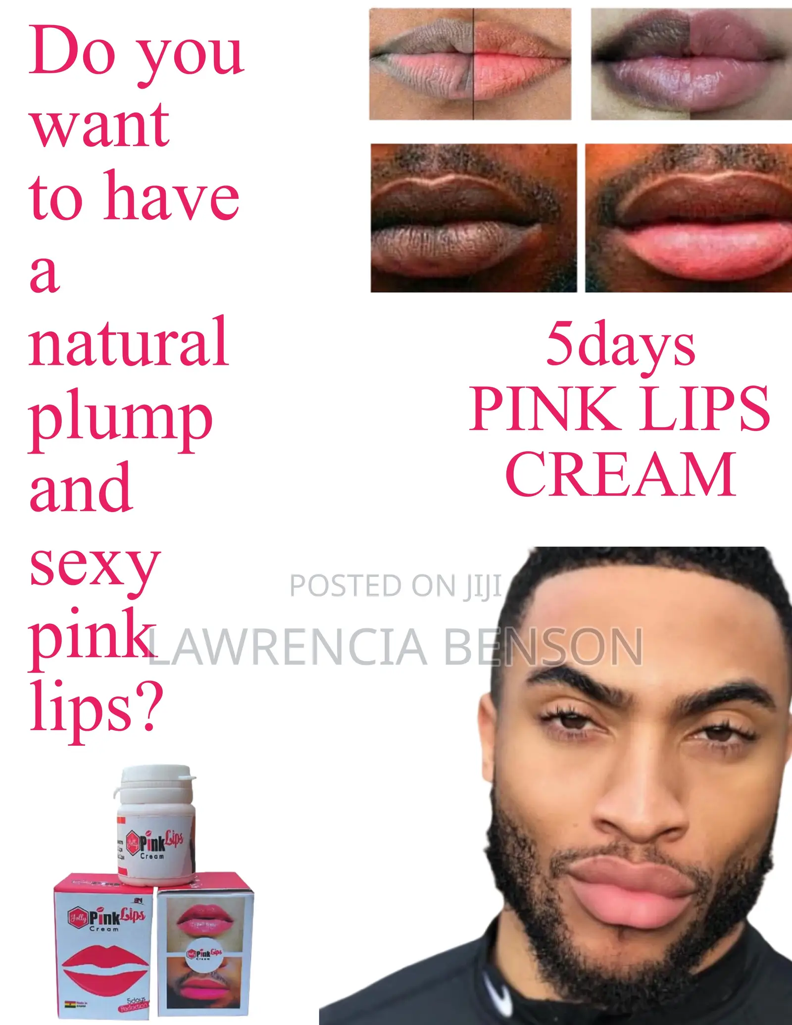Pink Lips Cream