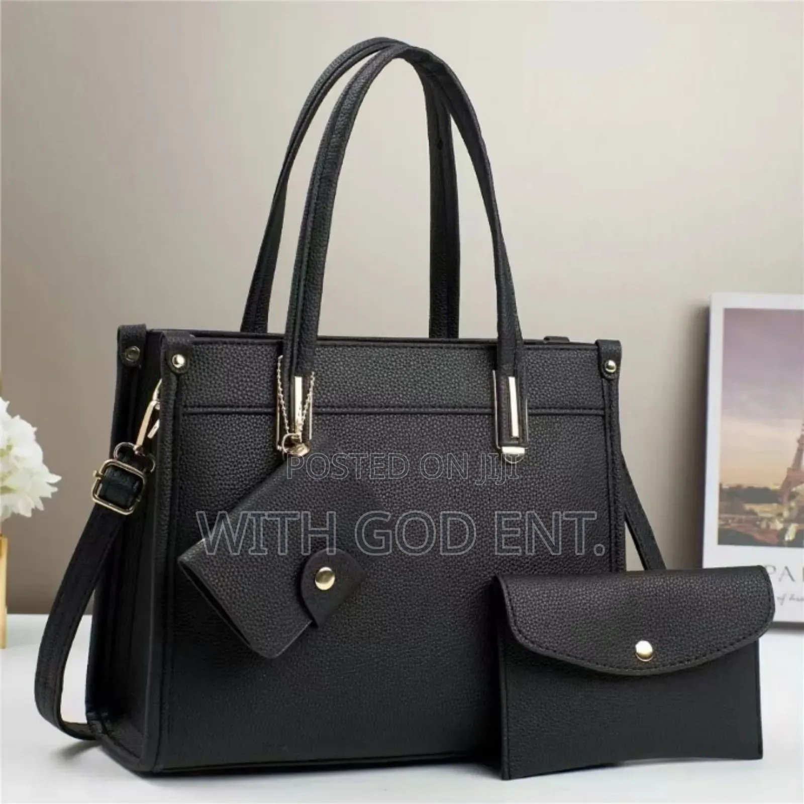 Stylish 3-in-1 Ladies Handbag Set – Elegant • Durable • Spacious
