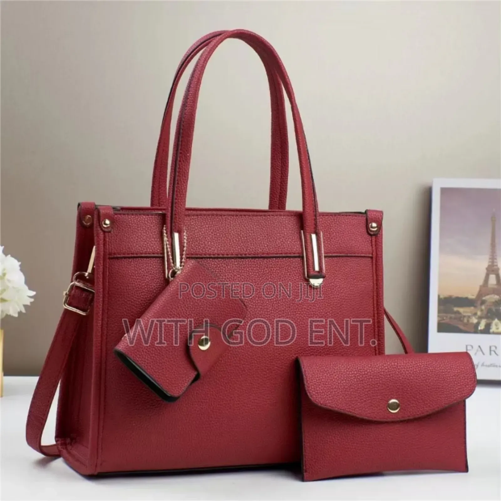 Stylish 3-in-1 Ladies Handbag Set – Elegant • Durable • Spacious