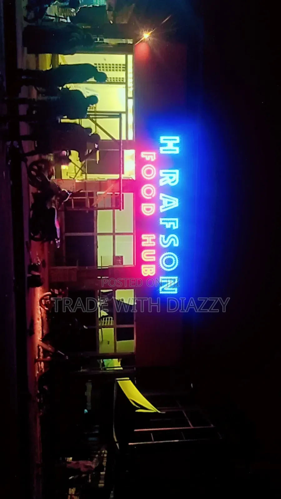 3d Signboard With Lights