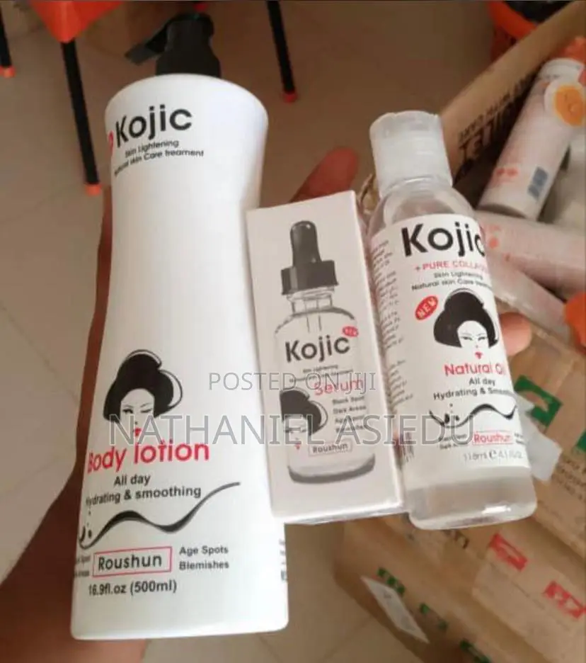 Roushun Kojic Body Lotion, Serum and Natural Oil