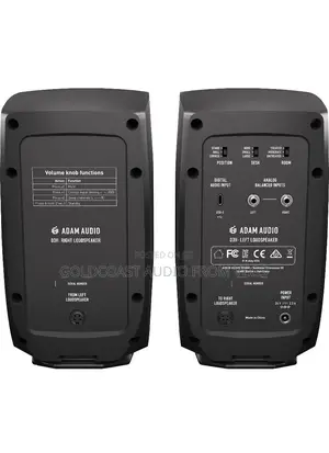 Adam Professional Audio D3v Active Desktop Monitoring System (Black)