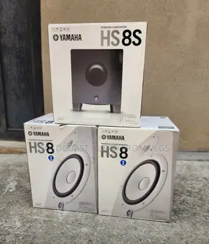 Yamaha Hs8 I Active Studio Monitors With Hs8 Active Subwoofer