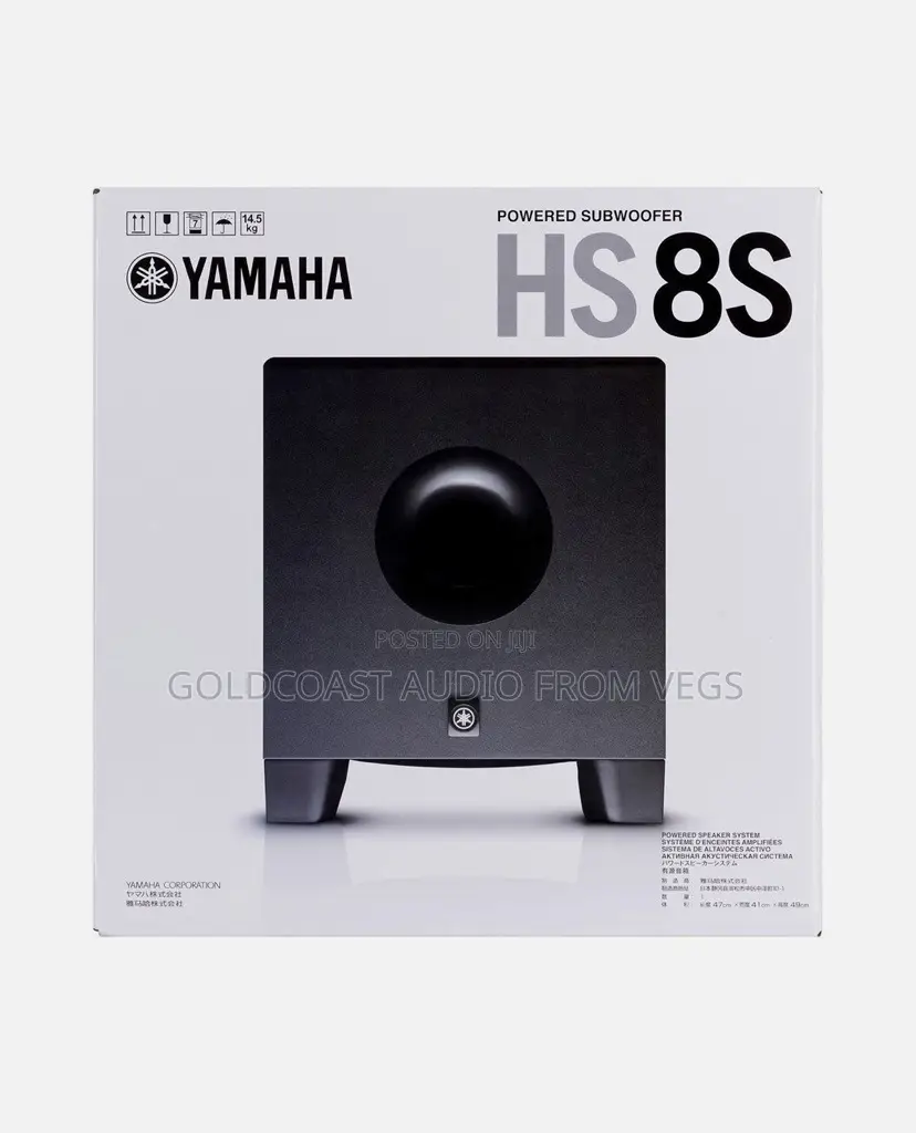 Yamaha Hs8 I Active Studio Monitors With Hs8 Active Subwoofer