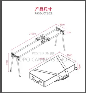 Carbon Fiber Slider Track With Fluid Head