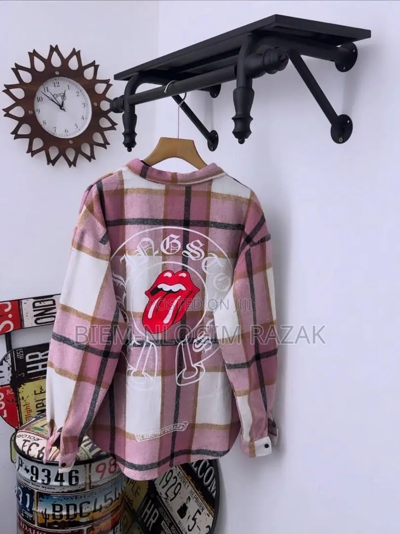 High Quality Chrome Heart Button Shirts Available in Stock