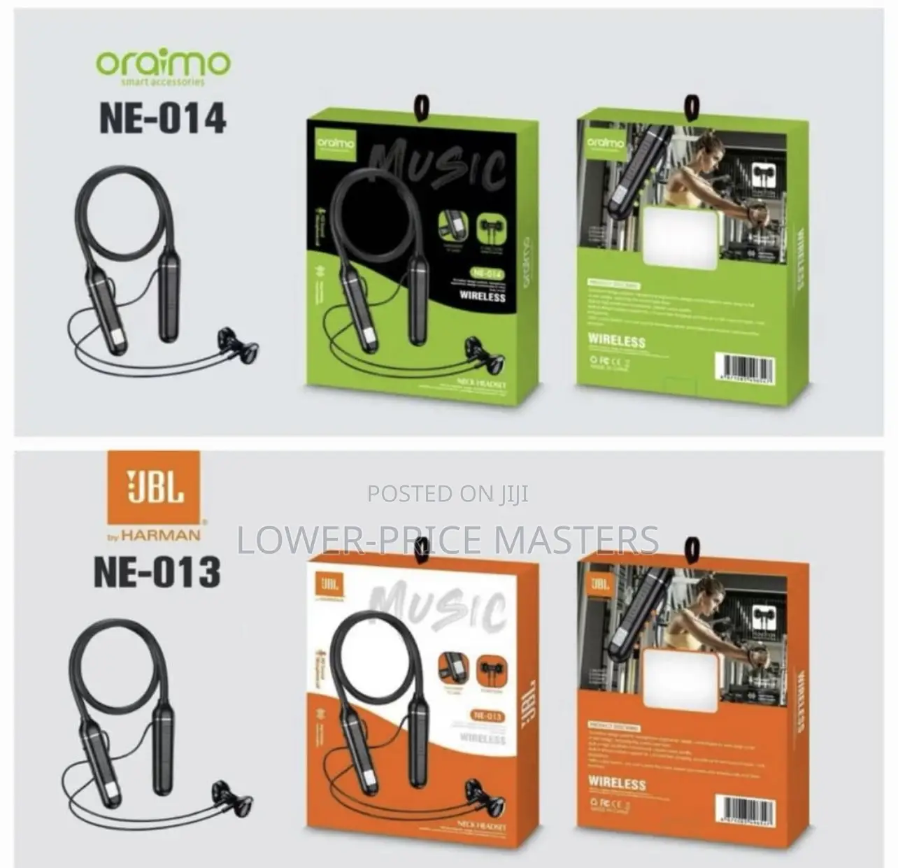 Oraimo Neckband Wireless Earbuds