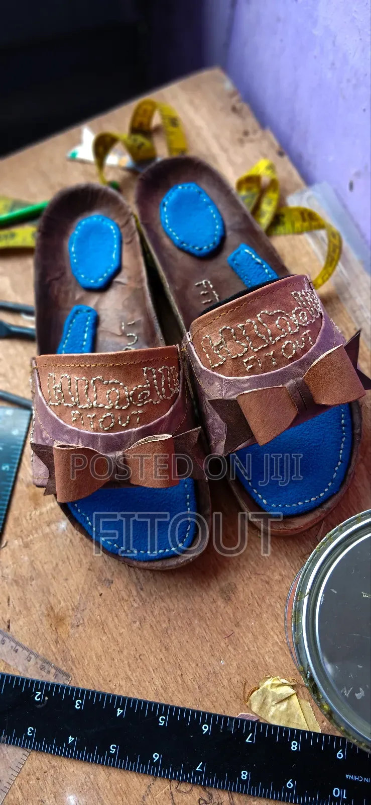 Fitout Leather Slippers