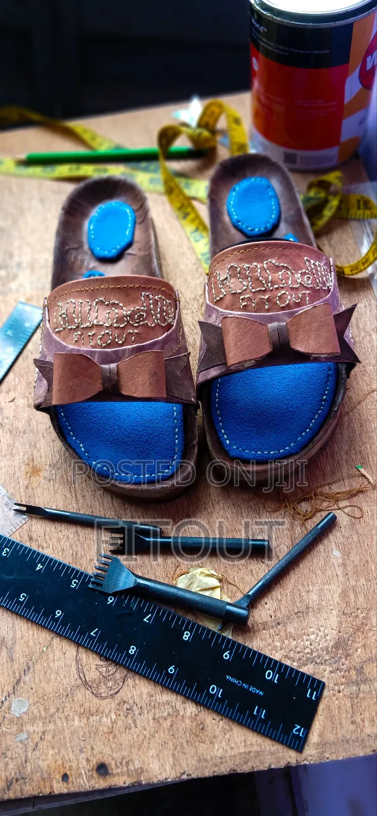 Fitout Leather Slippers