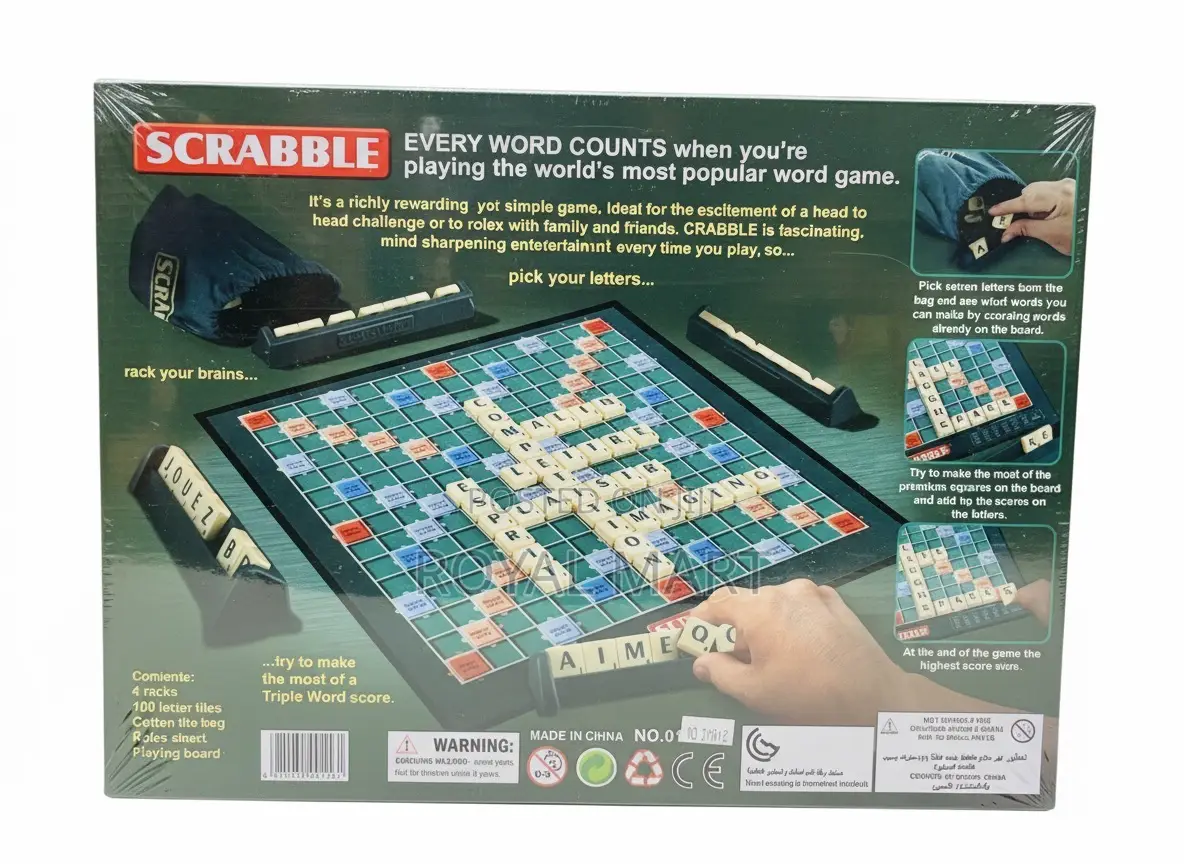 Family Games ( Monopoly, Chess, Scrabble,Jenga and Uno)