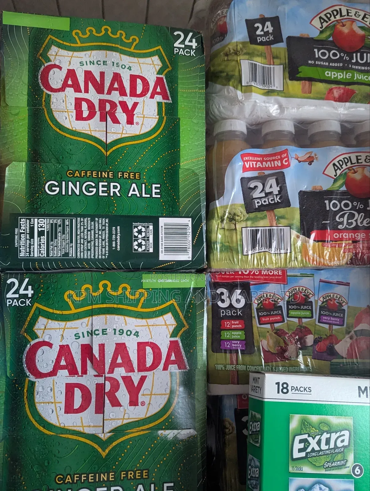 Canada Dry Ginger Ale (24pieces)