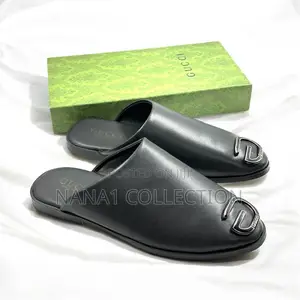 Men’S Gucci Half Shoes “All Black”