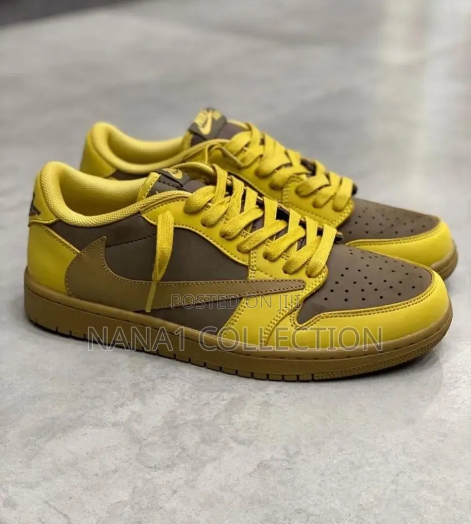 Nike Air Jordan 1 Low Travis Scott “Yellow Brown “
