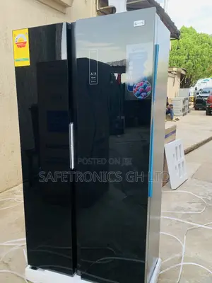 Choose Premium (436ltrs) Pearl Black Side by Side Pf-703sbsixwd Fridge