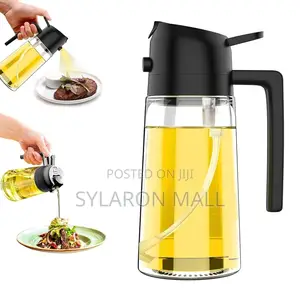 One-Hand Press Oil Dispenser Bottle – Smart Kitchen Essential