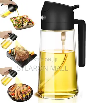 One-Hand Press Oil Dispenser Bottle – Smart Kitchen Essential