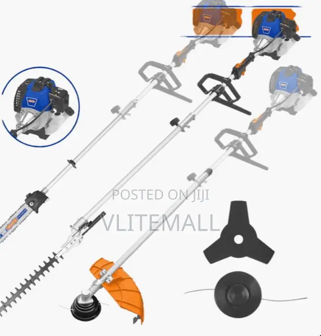 Wadfow 1.4kw 4-in-1 Gasoline Hedge Trimmer Multi Tool - Wgm4552