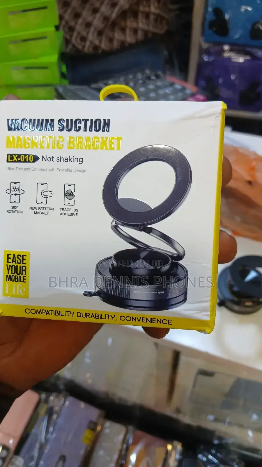 Vacuum Suction Magnetic Bracket