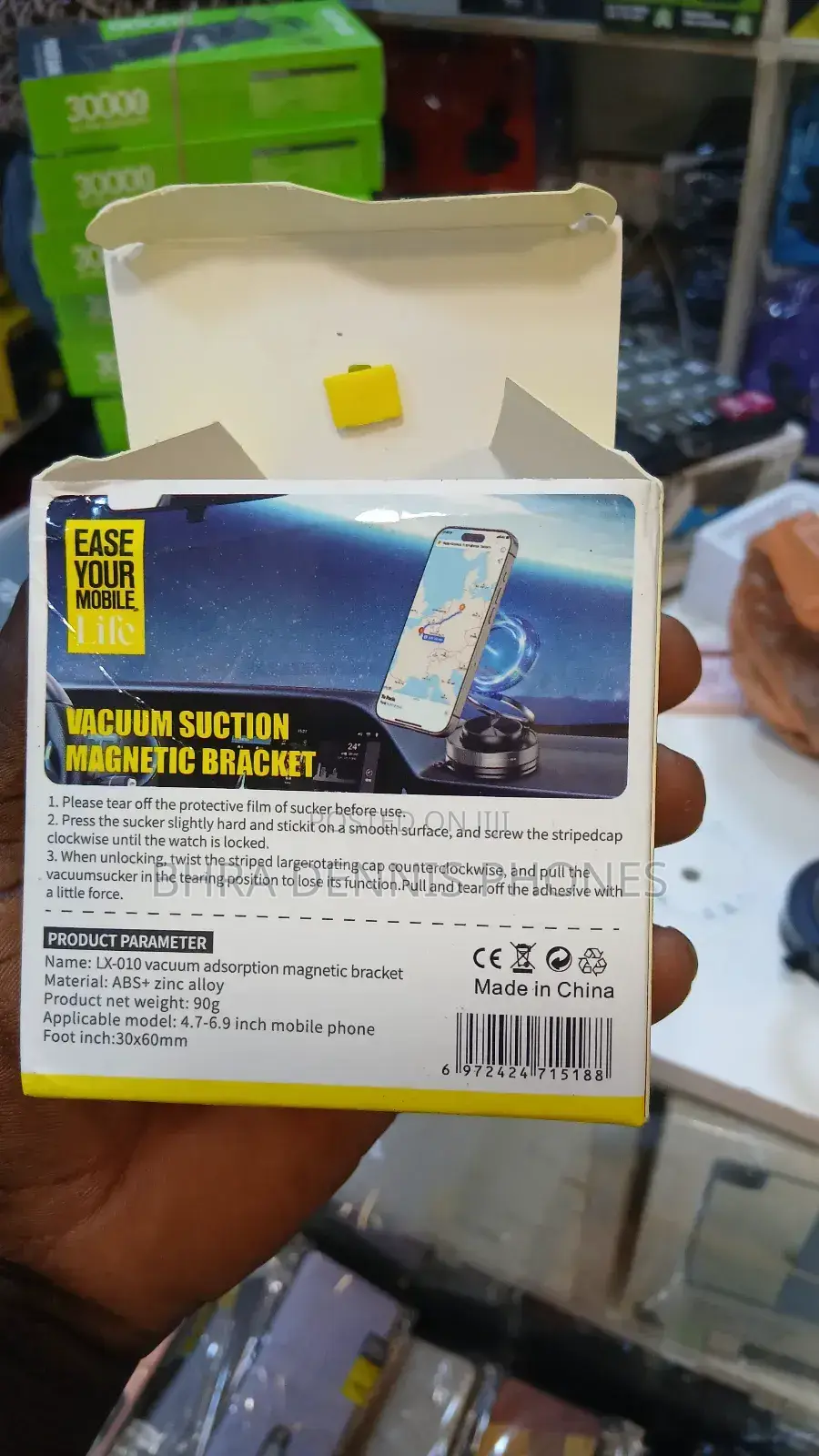 Vacuum Suction Magnetic Bracket