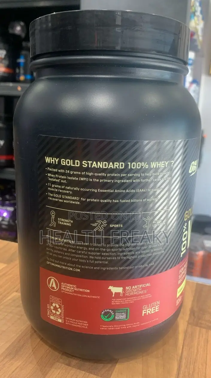 Protein Gold Standard 100% Whey Protein Isolate Muscle Builder
