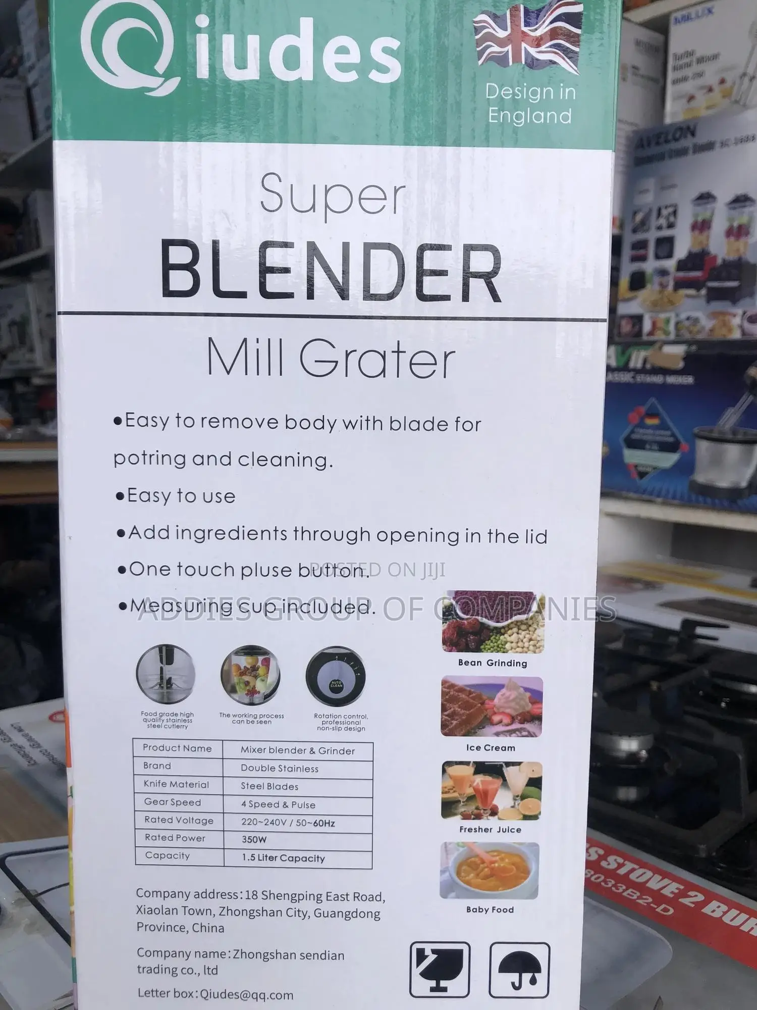 2in 1 Blender and Mixer