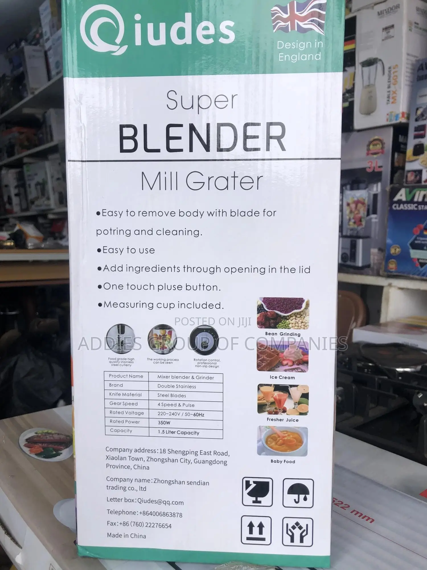 2in 1 Blender and Mixer