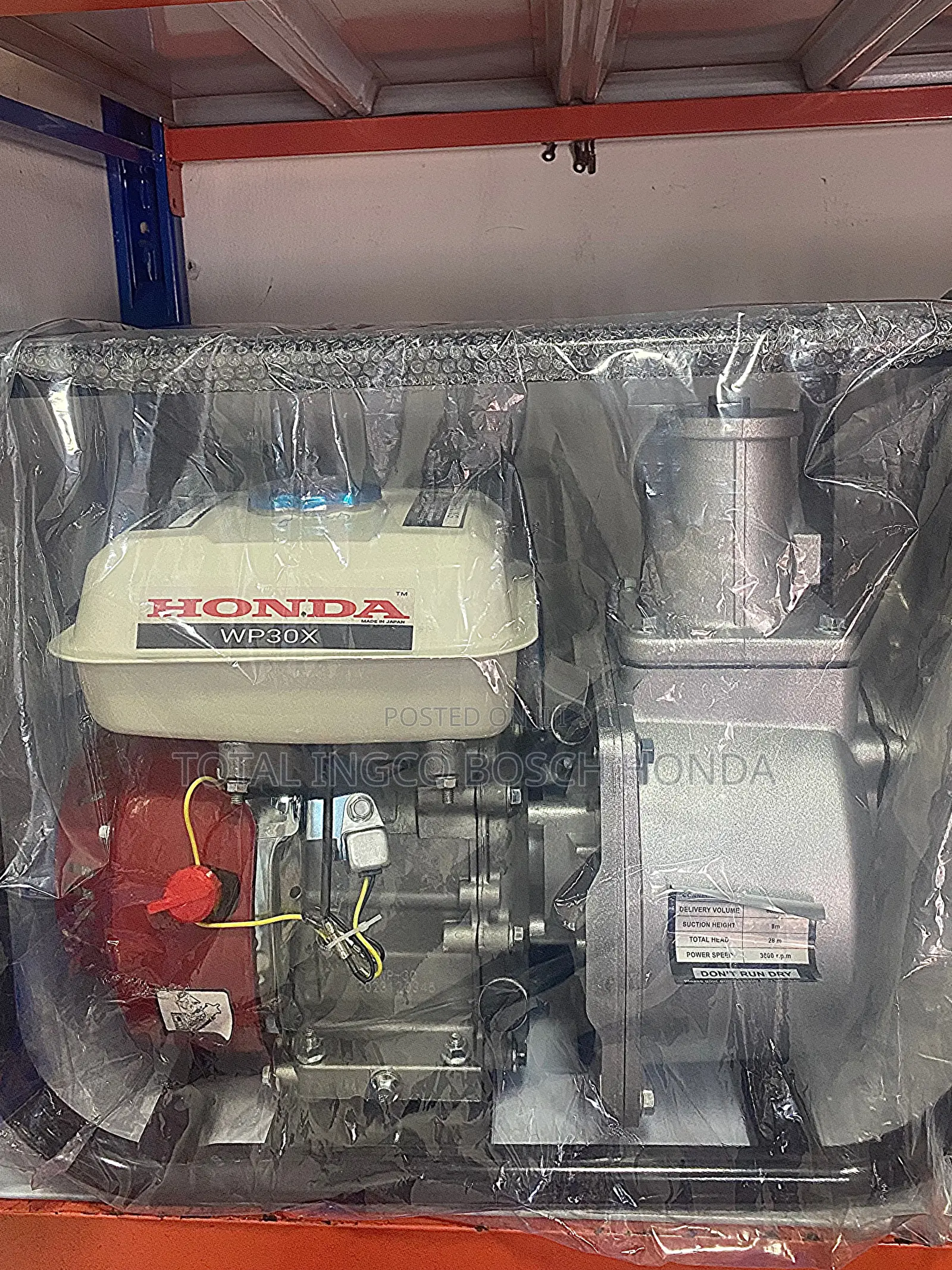 Water Pump Honda 80mm(3”) General Purpose Machine With 5yards Inlet