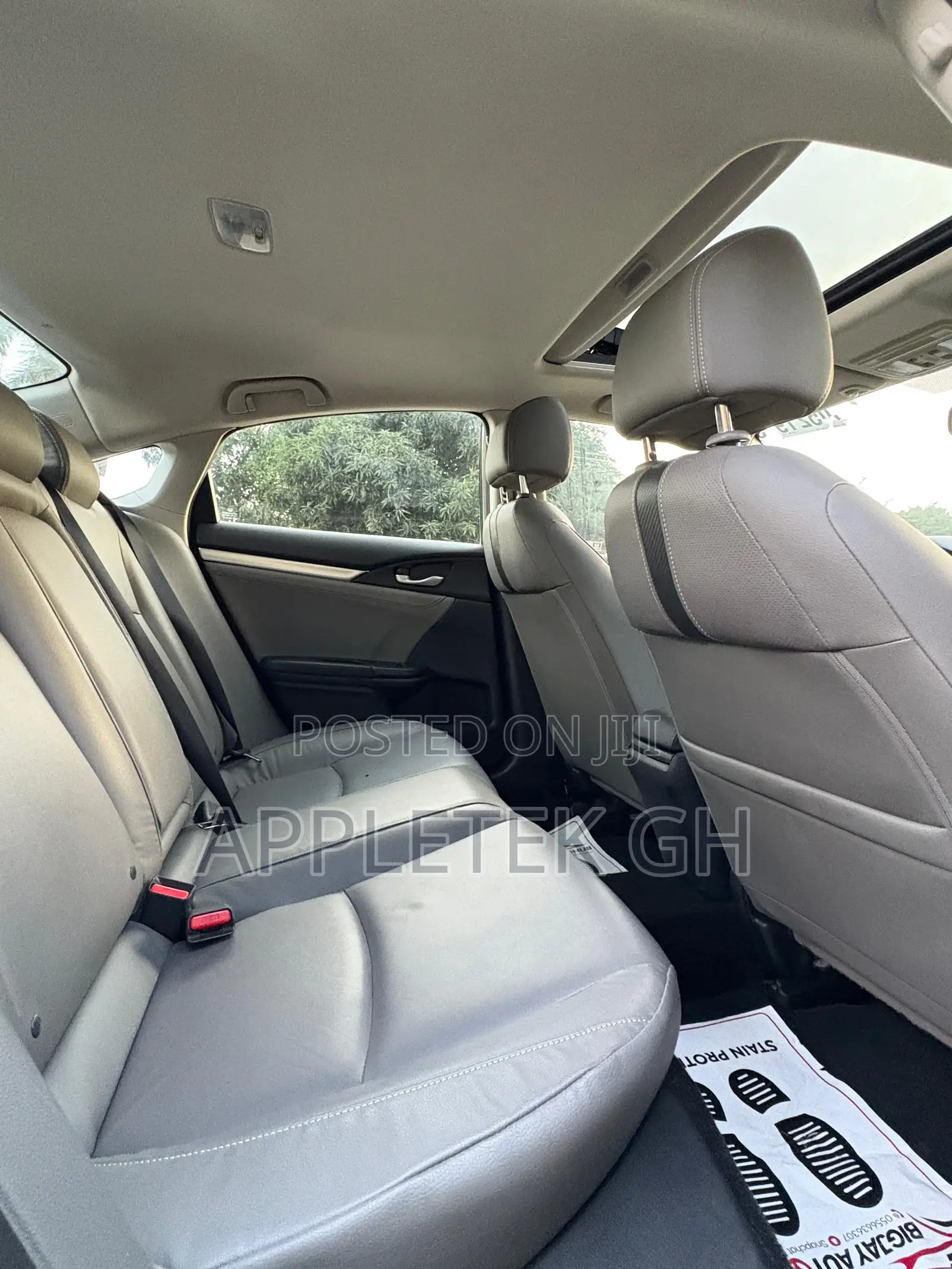 Honda Civic EX-L Sedan 2018 Gray