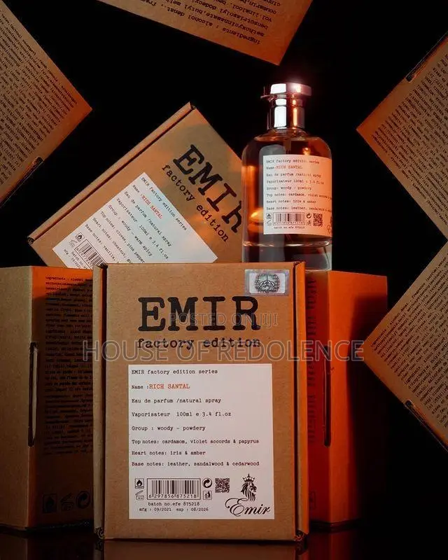 Emir Perfumes (Rich Santal, Just Bergamot, Camp Fire, Ultra Citrus )