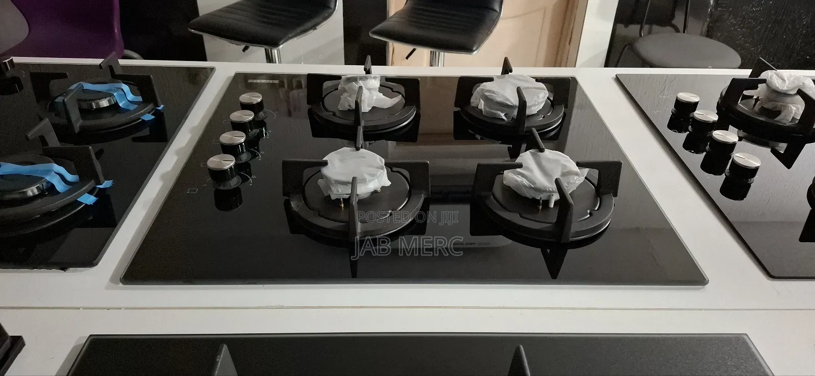 60cm Gas Hob 4 Burners Solid Cast Iron Promo Reduction Prices