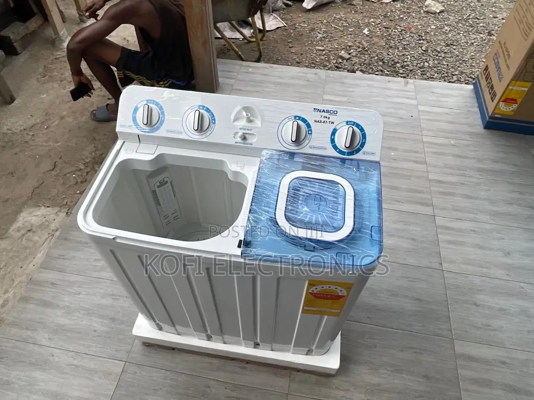 Nasco 7kg Twin Tub Washer Perfect for Home Laundry