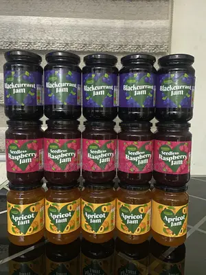 Grandessa Jam ( Apricot, Black Currant and Seedless Raspberries Jam)