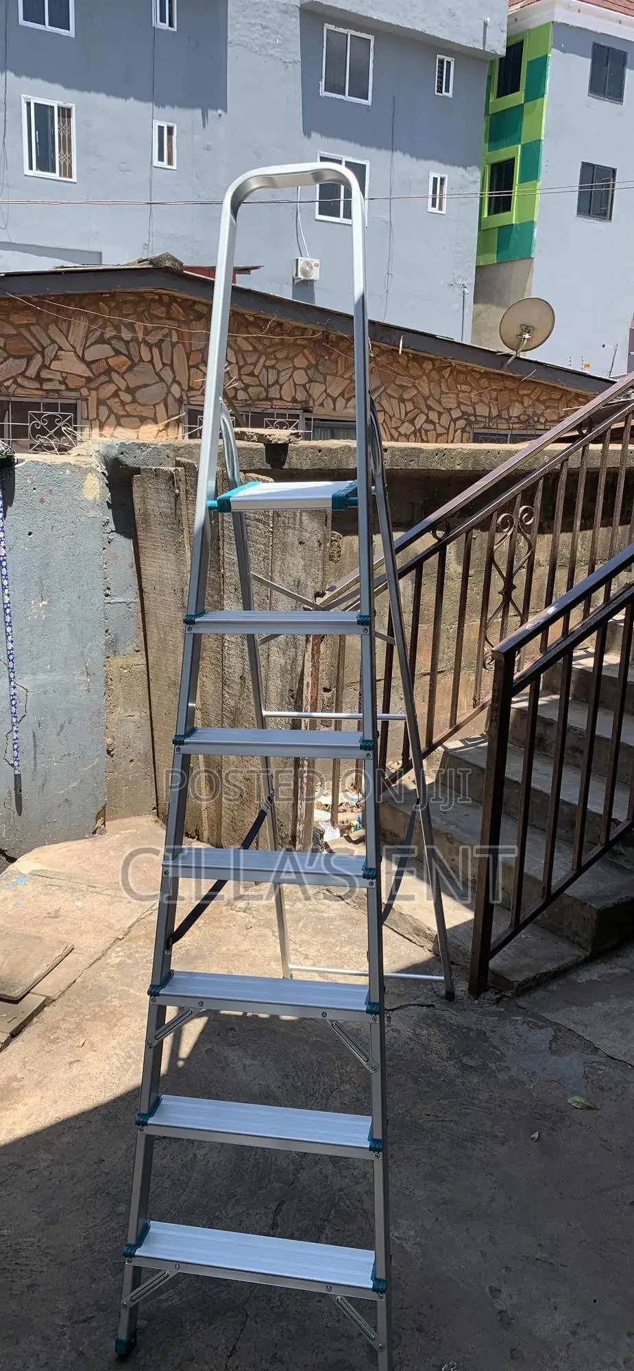 Aluminum Household Ladder a-Shape 7steps