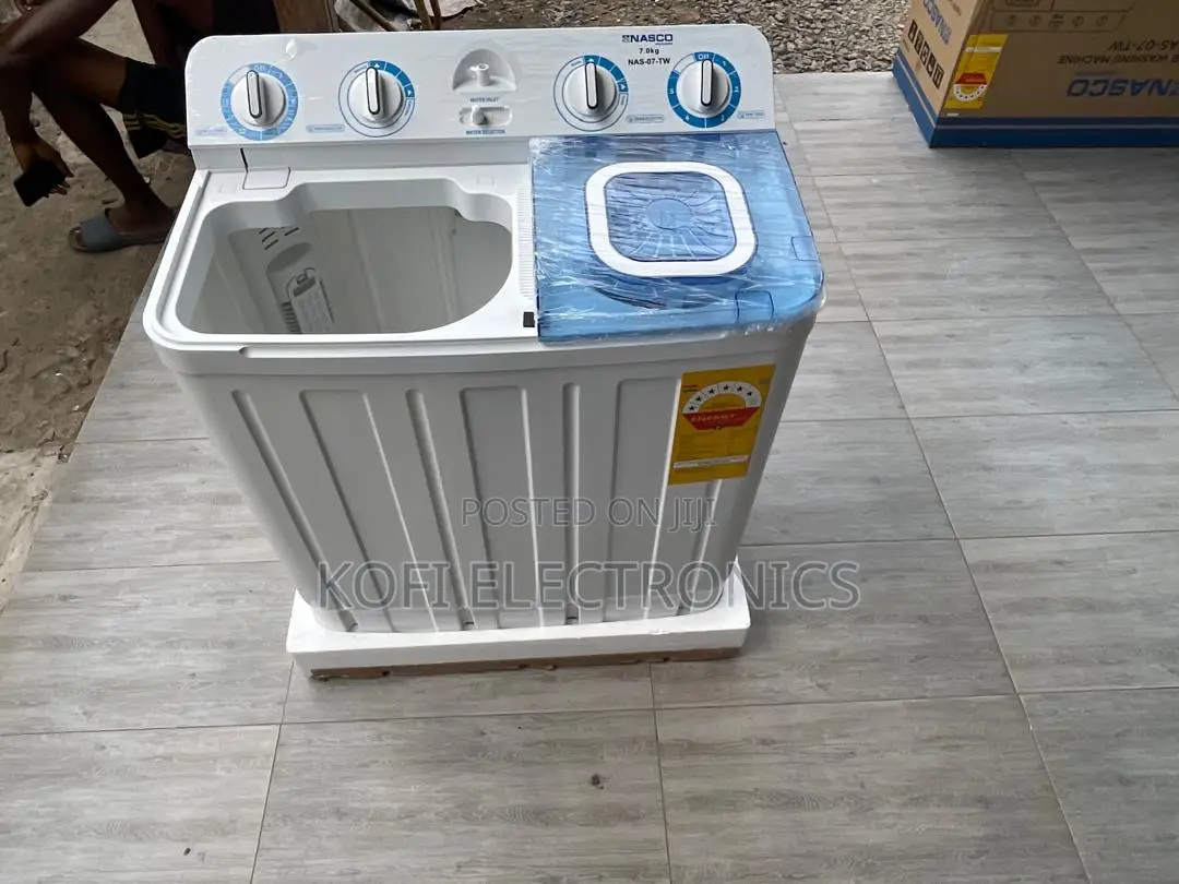 Nasco 7kg Semi-Auto Washer Easy to Use and Water Saving