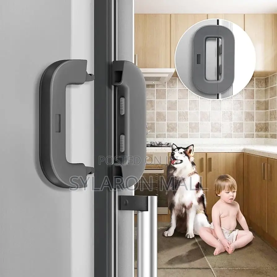 Refrigerator Safety Lock – Adhesive Child Pet Proof Door Lock