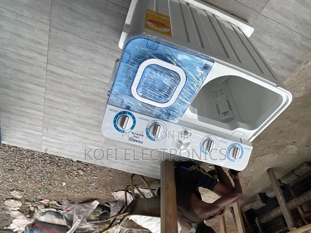 Nasco 7kg Twin Tub Washing Machine Ideal for Family Laundry