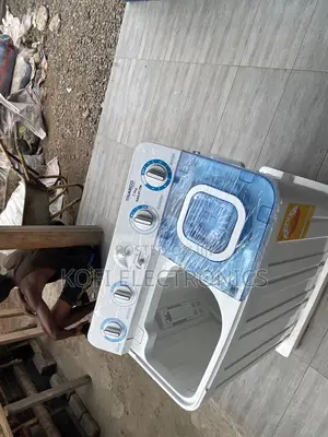 Powerful Nasco 7kg Twin Tub Washing Machine Long-Lasting Design