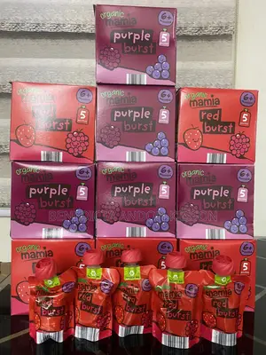 Organic Mamia Purple and Red Burst