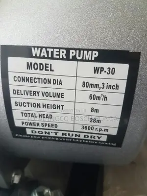 Water Pump Gx Honda 3inches Pump