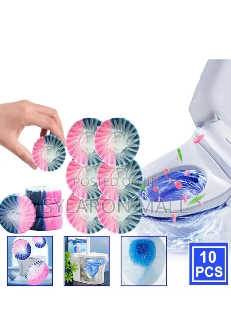 Rose-Scented Toilet Cleaning Tablets – Long-Lasting Freshness