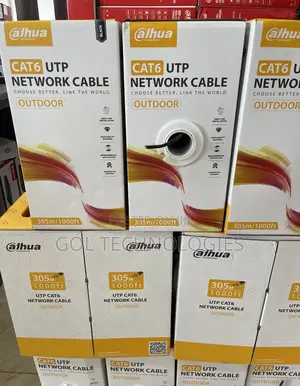 Dahua Cat6 Utp Outdoor Cable Pfm920-6u 305m Outdoor Utp Cat6 Cable