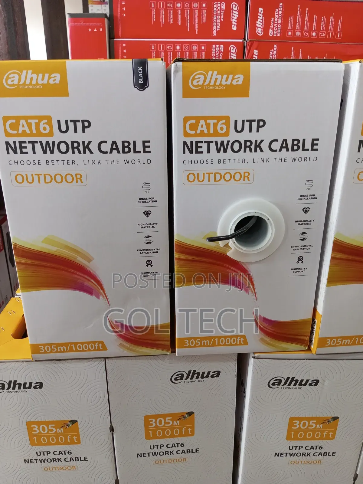 Dahua Cat6 Outdoor Utp Cable 305m Dh-Pfm920-6u