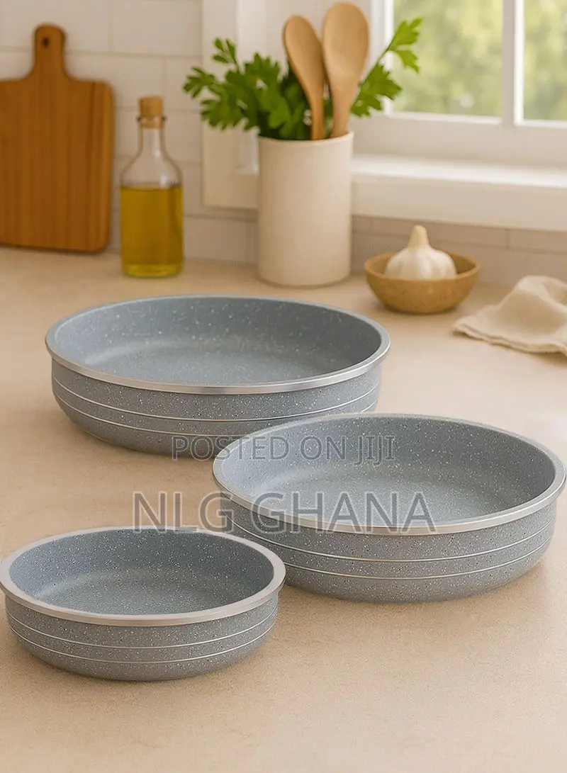 Granite Cake Pan Set, 3-Piece - Non-Stick, Pfoa-Free. Ghx7262