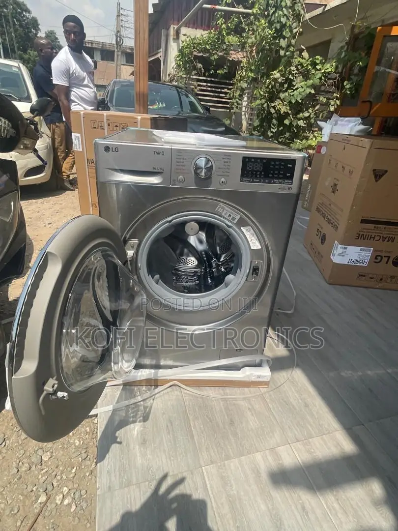 Lg’S Premium 10.5kg Washer Ready for Setup