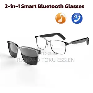 2-in-1 Smart Audio Bluetooth Glasses