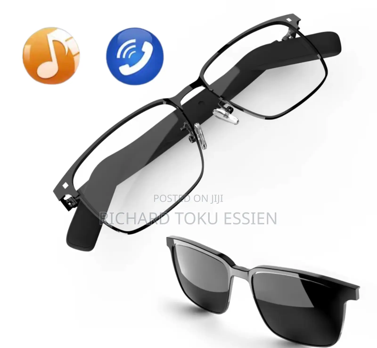 2-in-1 Smart Audio Bluetooth Glasses